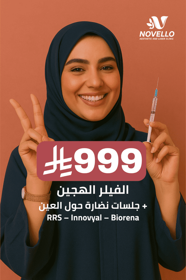 الفيلر الهجين + جلسات نضارة حول العين