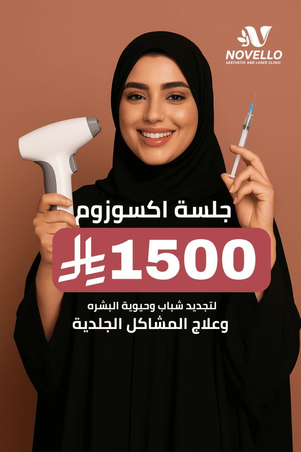 جلسة اكسوزوم لتجديد شباب وحيوية البشره وعلاج المشاكل الجلدية