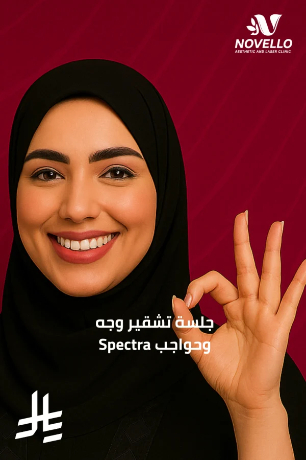 جلسة تشقير وجه وحواجب