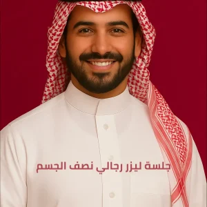 جلسة ليزر رجالي نصف الجسم