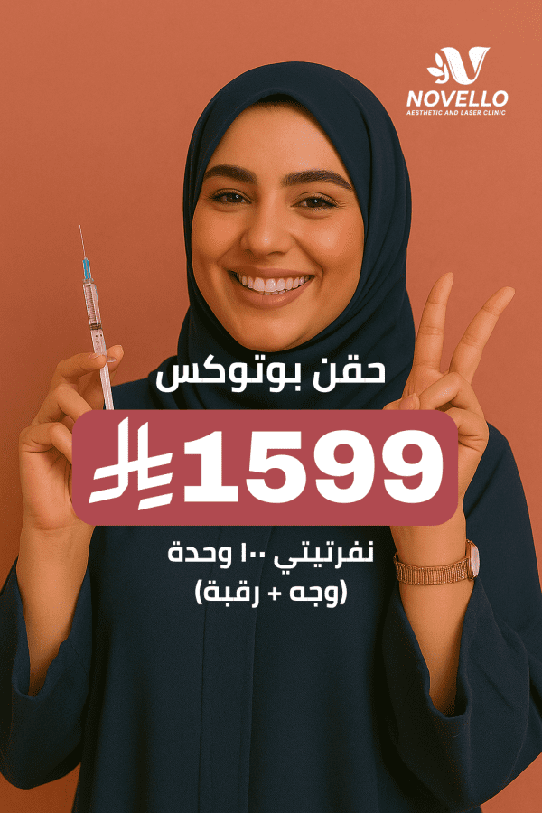 حقن بوتوكس نفرتيتي ١٠٠ وحدة